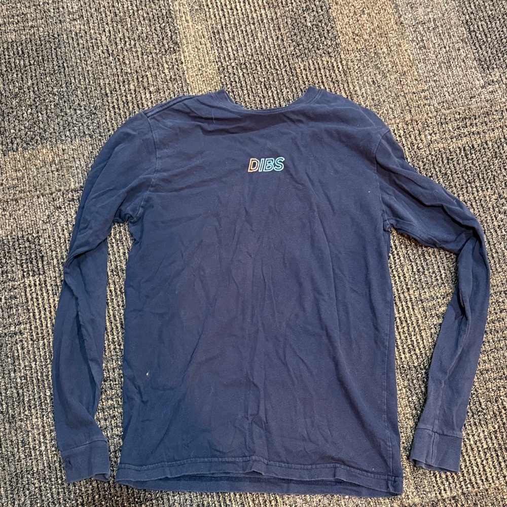 DIBS Navy Long Sleeve Men's Tee